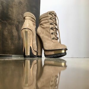 Badass Boots!  Brian Atwood suede ankle Boots